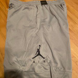NWT light gray Air Jordan athletic shorts